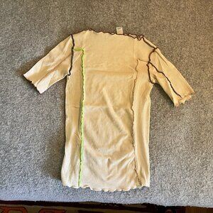 Baserange Omato Off-white Multicolor 3/4 Sleeve